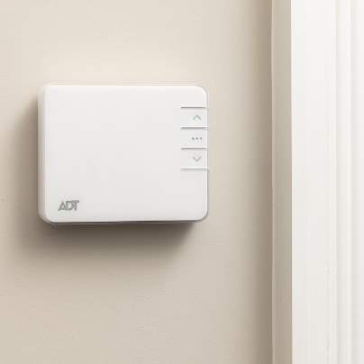 Mobile smart thermostat adt